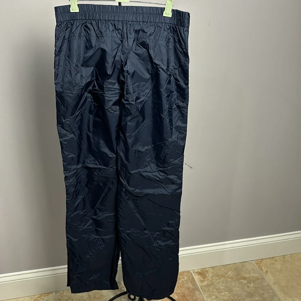 Tommy Hilfiger Vintage 90s Snap Windbreaker Pants Navy Blue Small Y2K - Picture 5 of 13